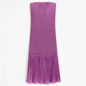 A&F Giselle Pleat Midi Dress